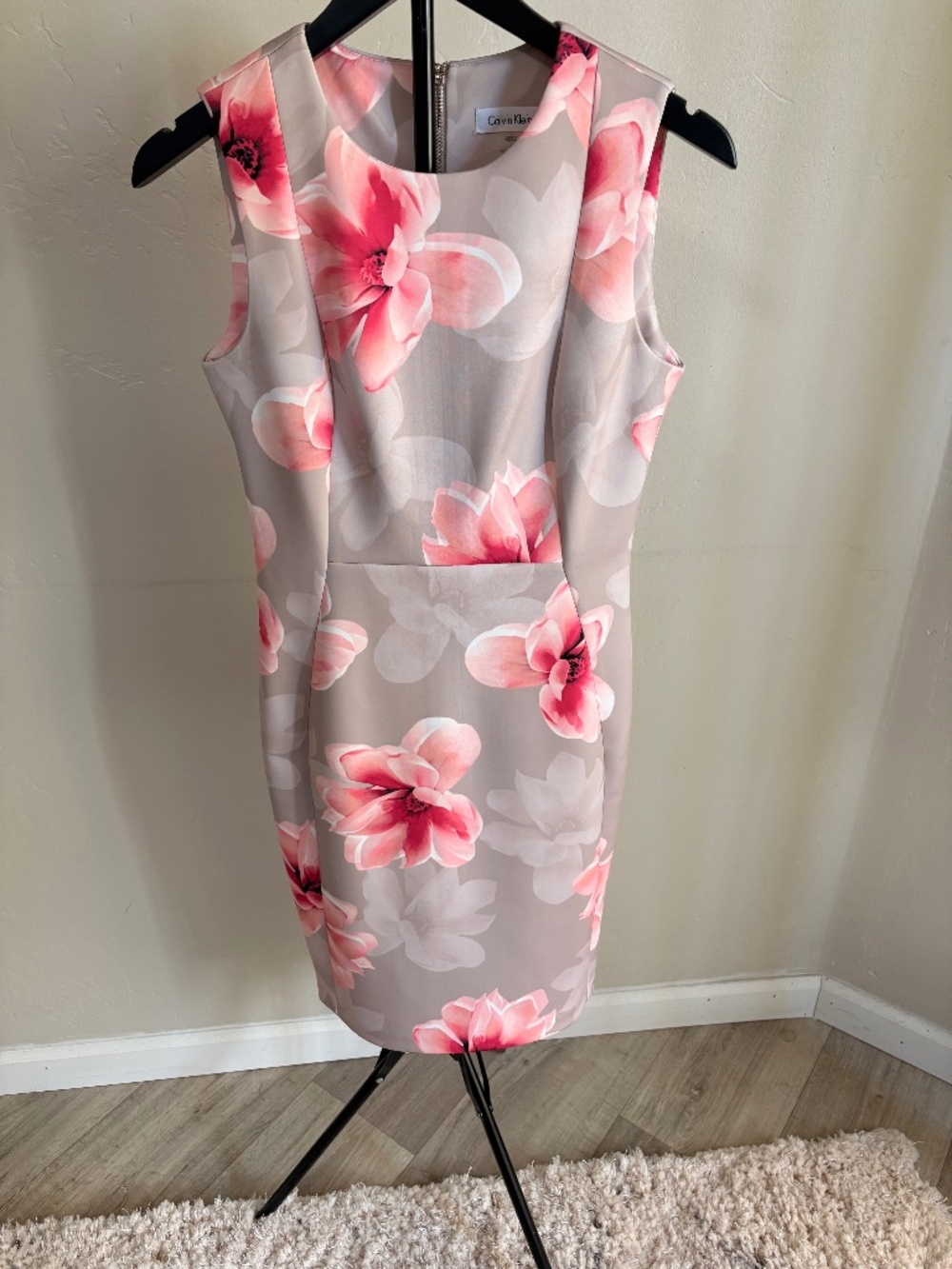 Calvin Kelin Floral Dress